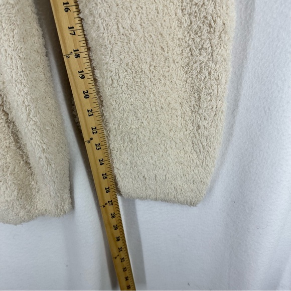 NWT H&M Teddy Sherpa Jogger Sweatpants Womans Large Beige - Picture 6 of 10